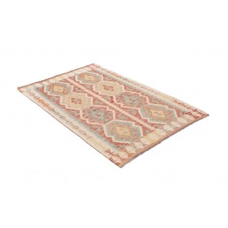 Tappeto Kilim Afghanistan beige marrone 100x141