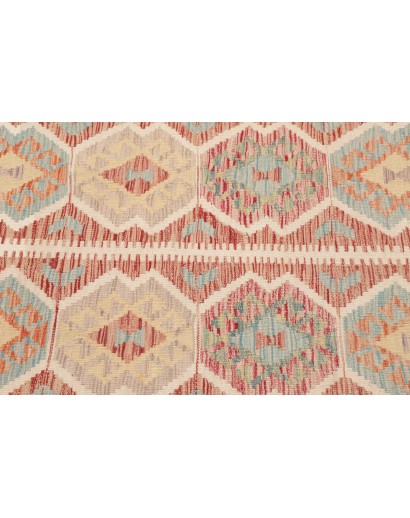 Tappeto Kilim Afghanistan beige marrone 100x141