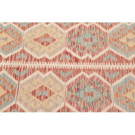 Tappeto Kilim Afghanistan beige marrone 100x141