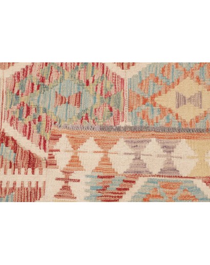 Tappeto Kilim Afghanistan beige marrone 100x141