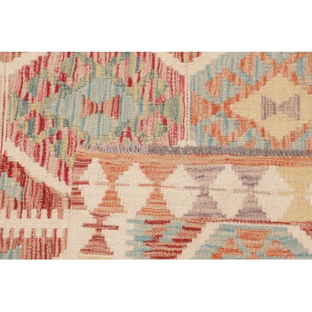 Tappeto Kilim Afghanistan beige marrone 100x141