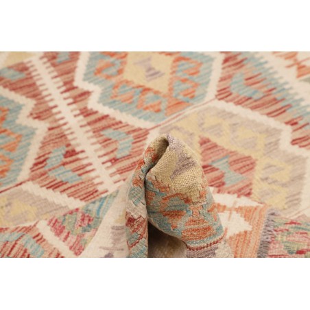 Tappeto Kilim Afghanistan beige marrone 100x141