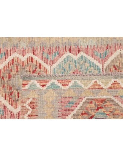 Tappeto Kilim Afghanistan beige marrone 98x138