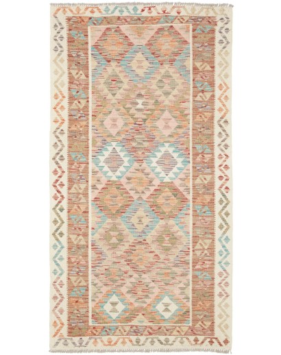 Tappeto Kilim Afghanistan marrone 104x184