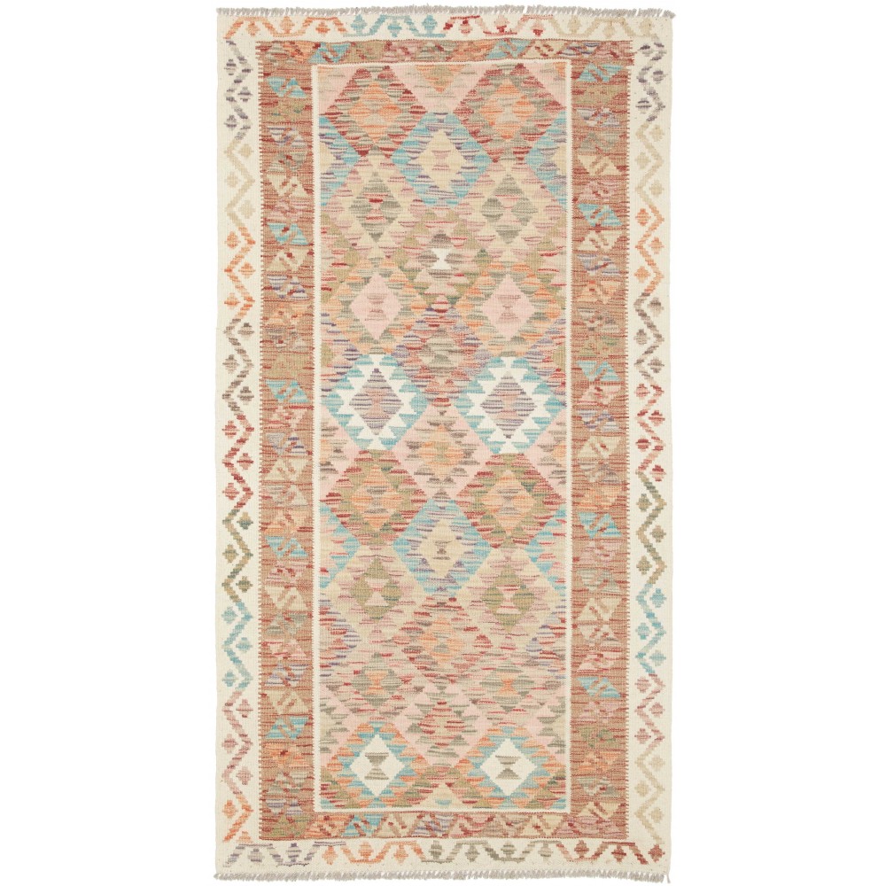 Tappeto Kilim Afghanistan marrone 104x184