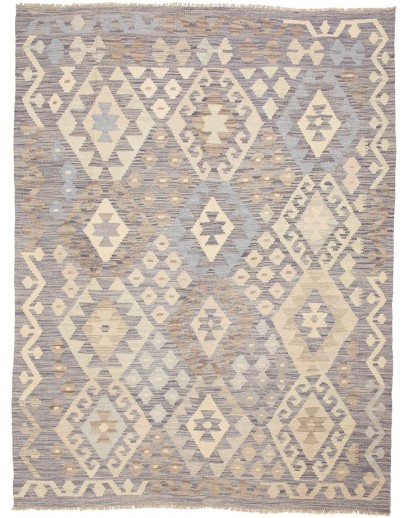 Tappeto Kilim Afghanistan azzurro 152x200
