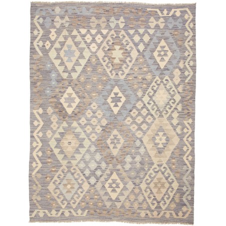 Tappeto Kilim Afghanistan azzurro 152x200