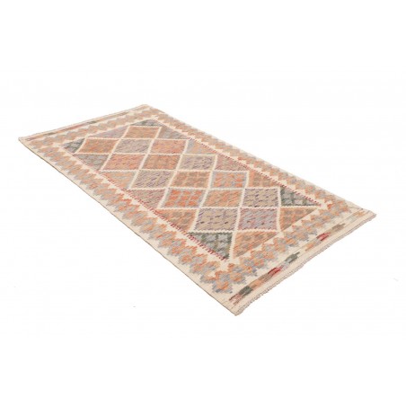 Tappeto Kilim Afghanistan marrone bianco 103x190