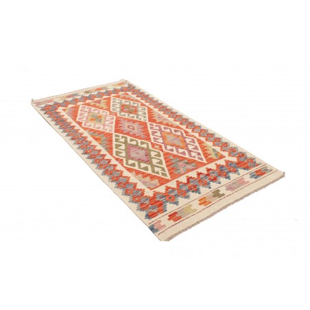 Tappeto Kilim Afghanistan marrone rosso 100x192