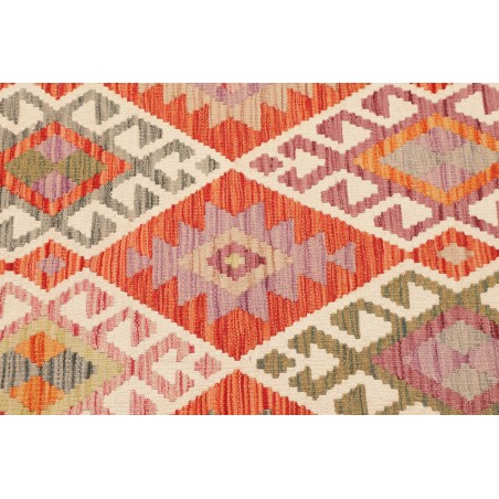 Tappeto Kilim Afghanistan marrone rosso 100x192