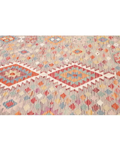 Tappeto Kilim Afghanistan beige marrone 197x295
