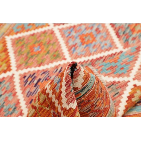 Tappeto Kilim Afghanistan marrone bianco 157x159