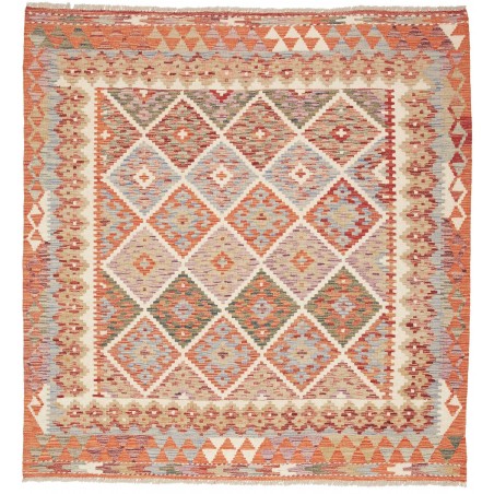 Tappeto Kilim Afghanistan marrone 153x160