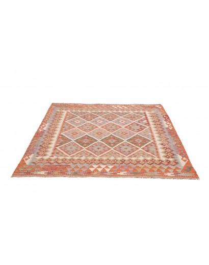 Tappeto Kilim Afghanistan marrone 153x160