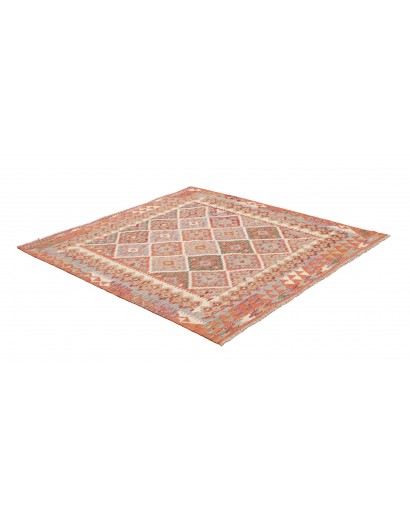 Tappeto Kilim Afghanistan marrone 153x160