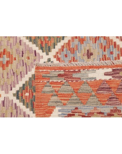 Tappeto Kilim Afghanistan marrone 153x160