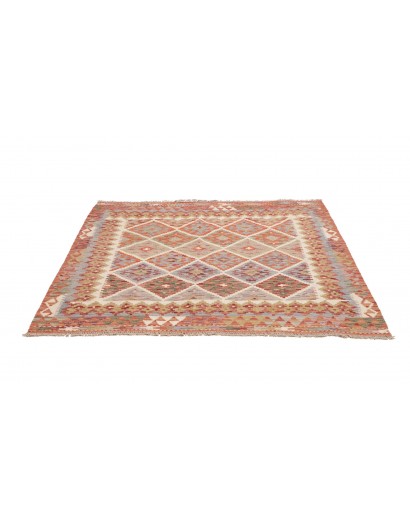Tappeto Kilim Afghanistan marrone 150x152