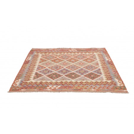 Tappeto Kilim Afghanistan marrone 150x152