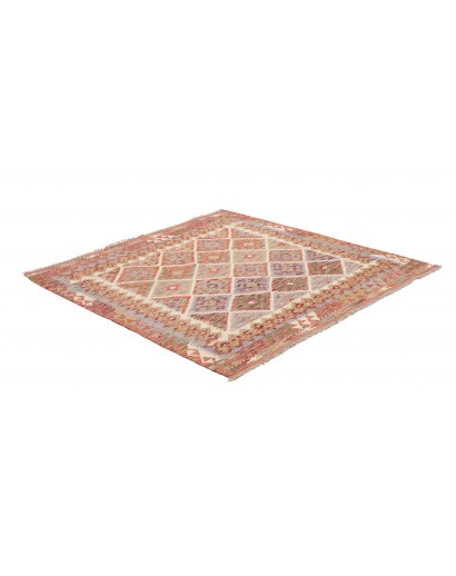 Tappeto Kilim Afghanistan marrone 150x152