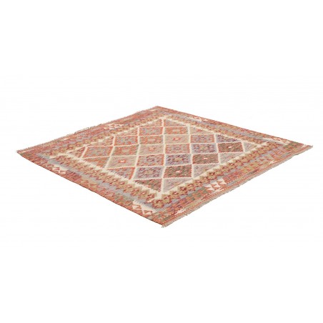 Tappeto Kilim Afghanistan marrone 150x152