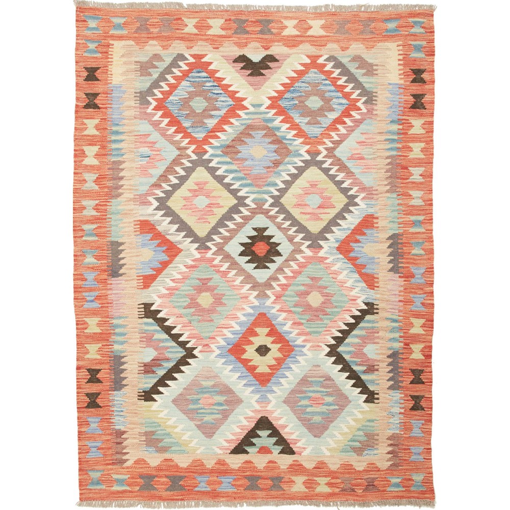Tappeto Kilim Afghanistan marrone 126x180