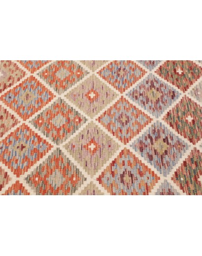 Tappeto Kilim Afghanistan marrone 150x152
