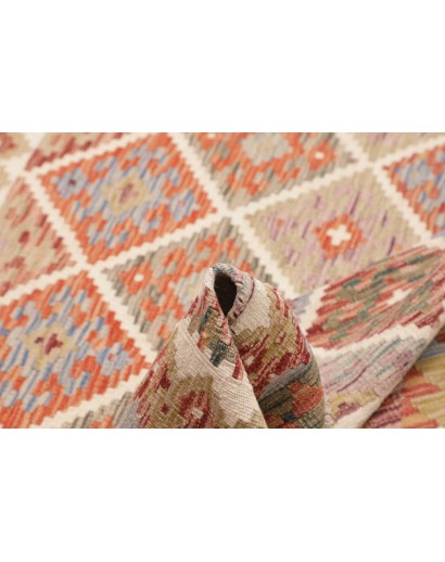 Tappeto Kilim Afghanistan marrone 150x152