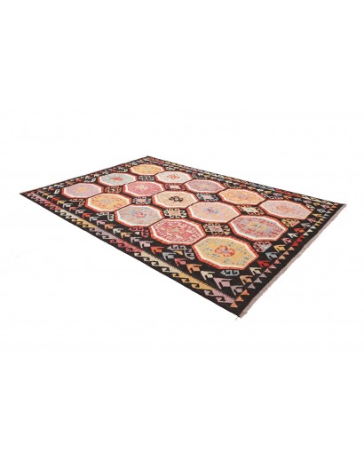 Tappeto Kilim Afghanistan grigio 200x286