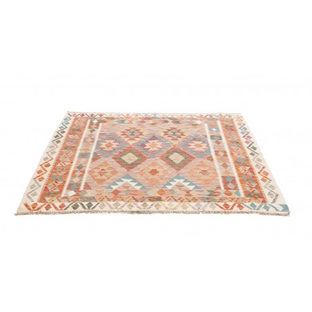 Tappeto Kilim Afghanistan marrone beige 161x149