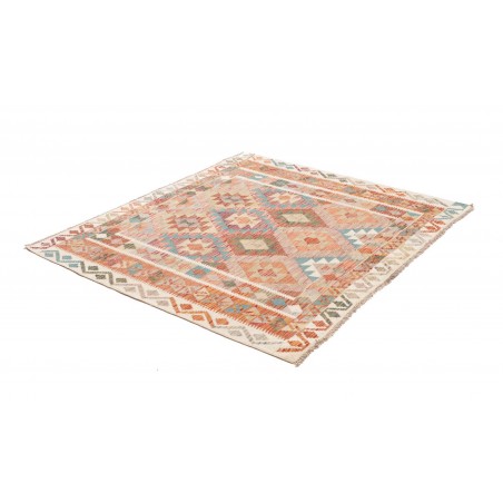 Tappeto Kilim Afghanistan marrone beige 161x149