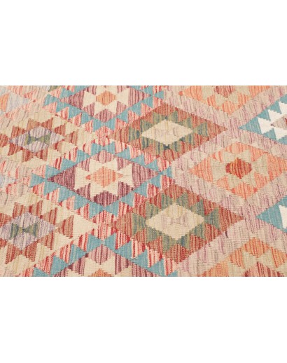 Tappeto Kilim Afghanistan marrone beige 161x149