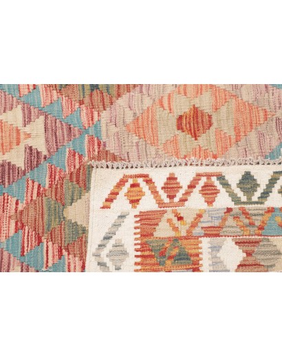 Tappeto Kilim Afghanistan marrone beige 161x149