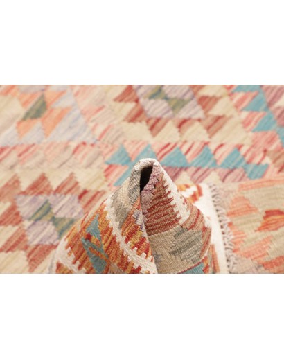 Tappeto Kilim Afghanistan marrone beige 161x149