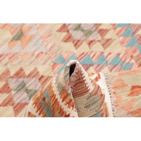 Tappeto Kilim Afghanistan marrone beige 161x149