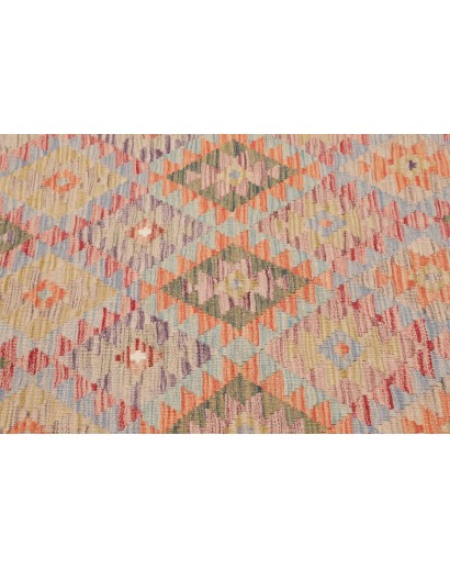 Tappeto Kilim Afghanistan marrone 154x146