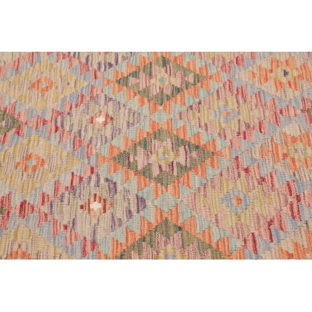 Tappeto Kilim Afghanistan marrone 154x146