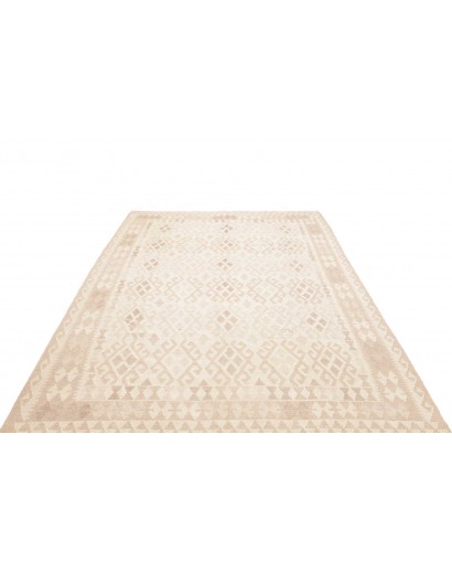 Tappeto Kilim Afghanistan bianco 204x287