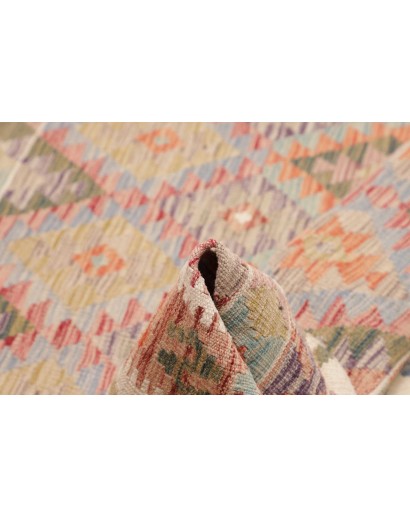 Tappeto Kilim Afghanistan marrone 154x146