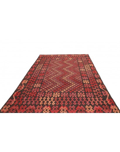 Tappeto Kilim Afghanistan grigio marrone 207x292
