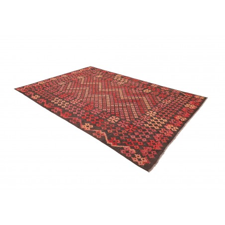 Tappeto Kilim Afghanistan grigio marrone 207x292