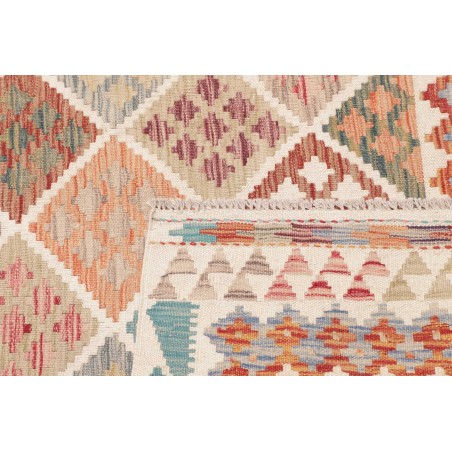 Tappeto Kilim Afghanistan beige marrone 161x151