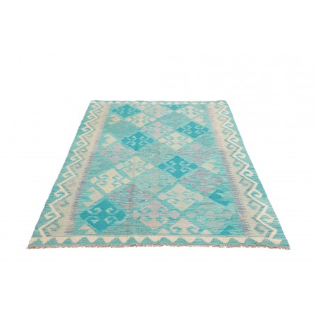 Tappeto Kilim Afghanistan beige verde 121x178