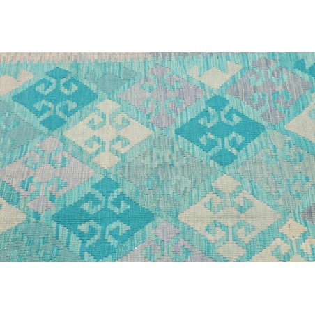 Tappeto Kilim Afghanistan beige verde 121x178