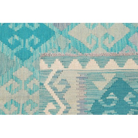 Tappeto Kilim Afghanistan beige verde 121x178