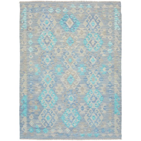 Tappeto Kilim Afghanistan beige bianco 127x171