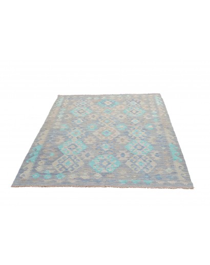 Tappeto Kilim Afghanistan beige bianco 127x171