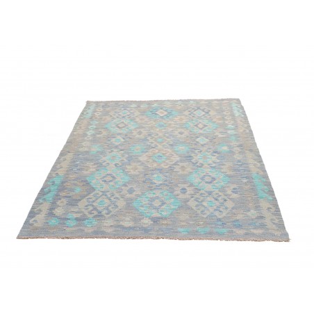 Tappeto Kilim Afghanistan beige bianco 127x171