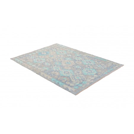 Tappeto Kilim Afghanistan beige bianco 127x171