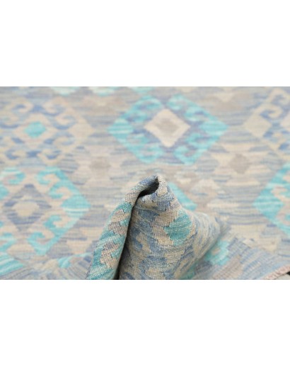 Tappeto Kilim Afghanistan beige bianco 127x171