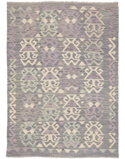 Tappeto Kilim Afghanistan azzurro 126x174